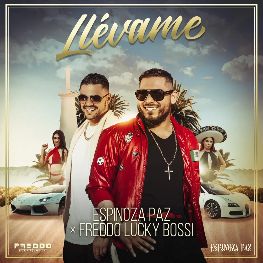 Portada de Llévame, Espinoza Paz y Freddo Lucky Bossi